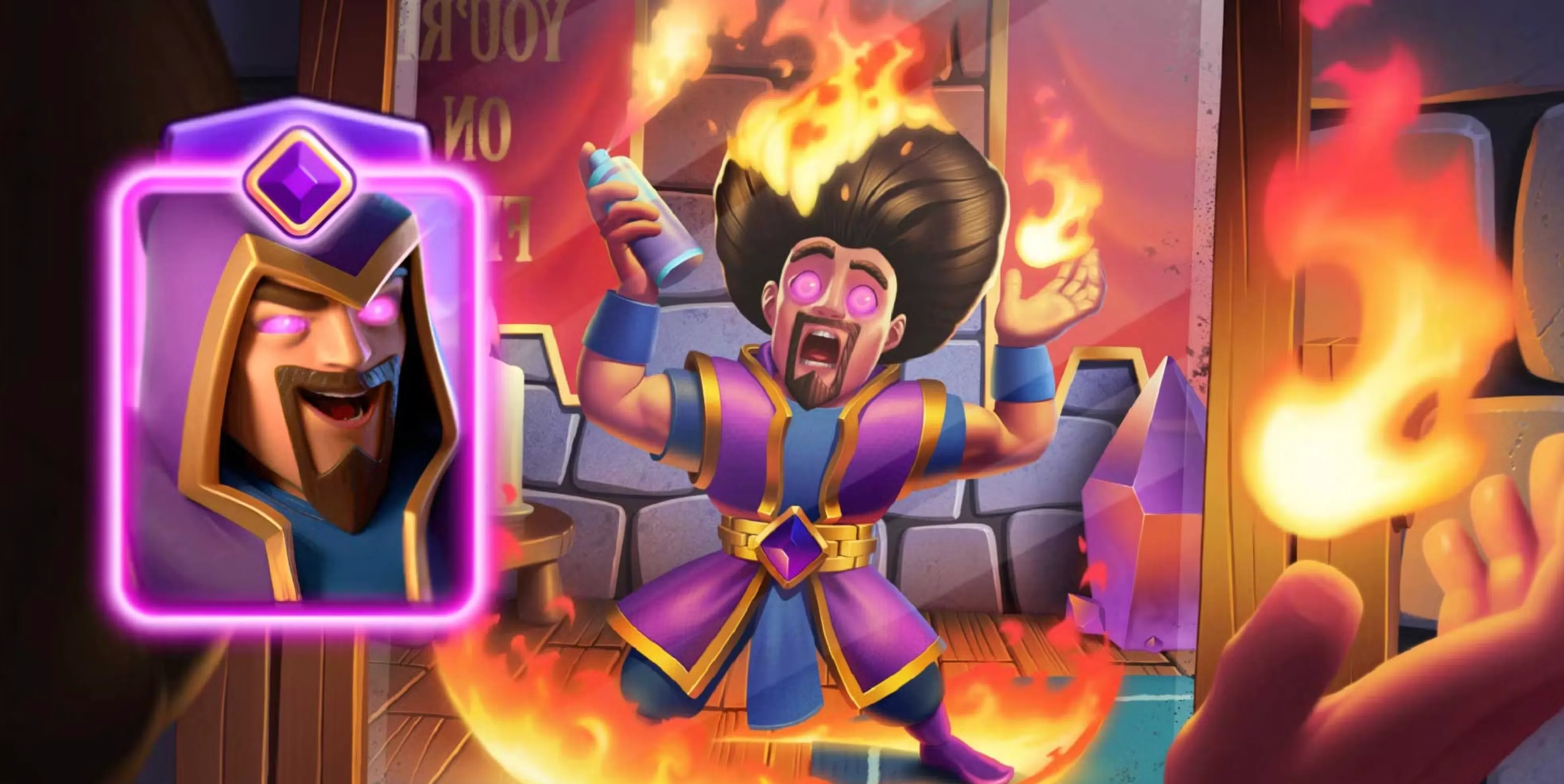 Wizard evolution clash royale